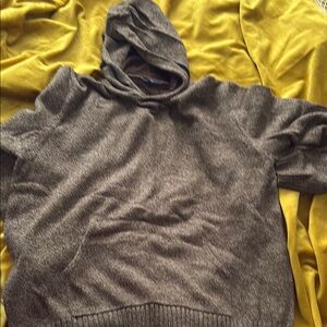 GAP Chocolate Brown Knit Hoodie